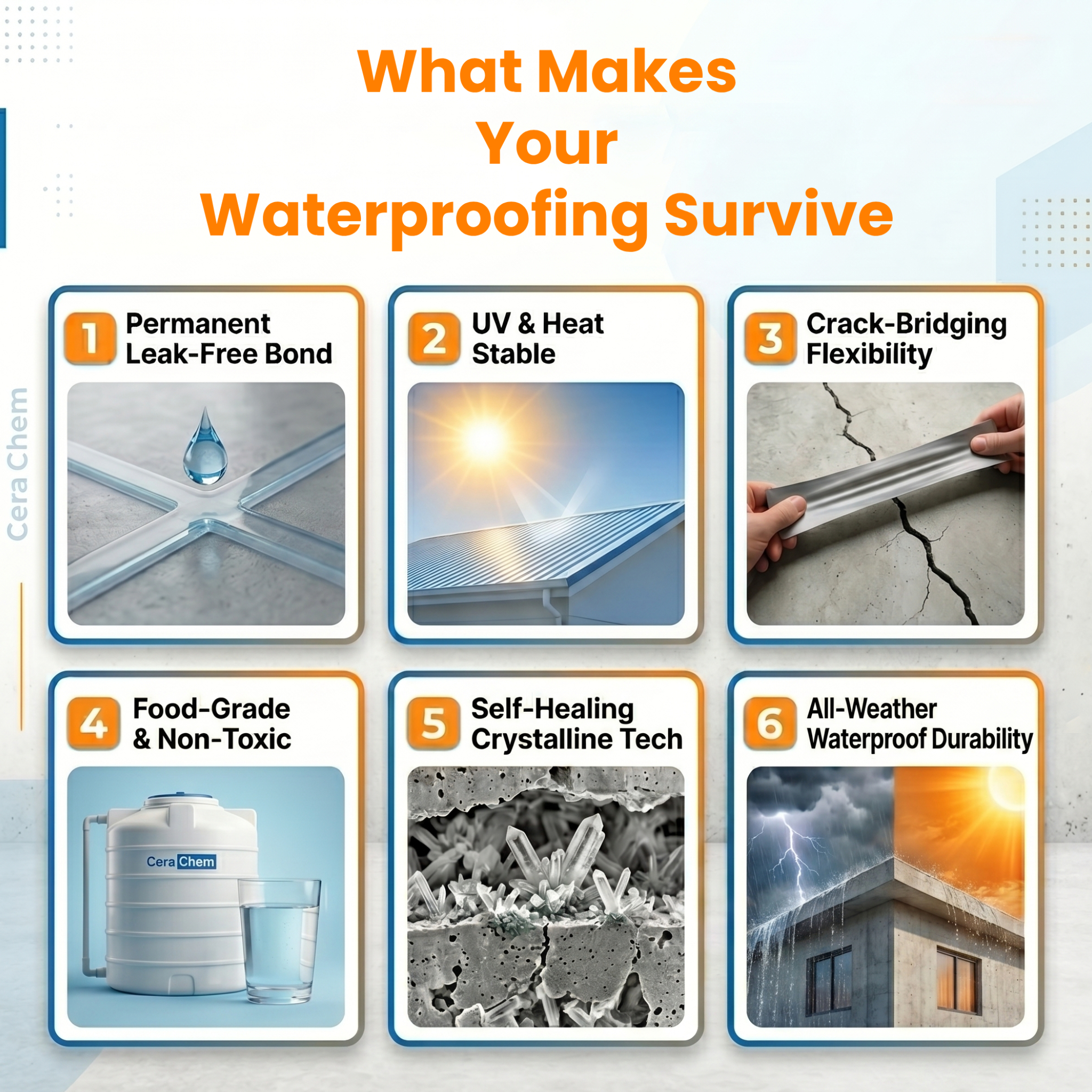 Why Cerabond is India's #1 Waterproofing Chemical